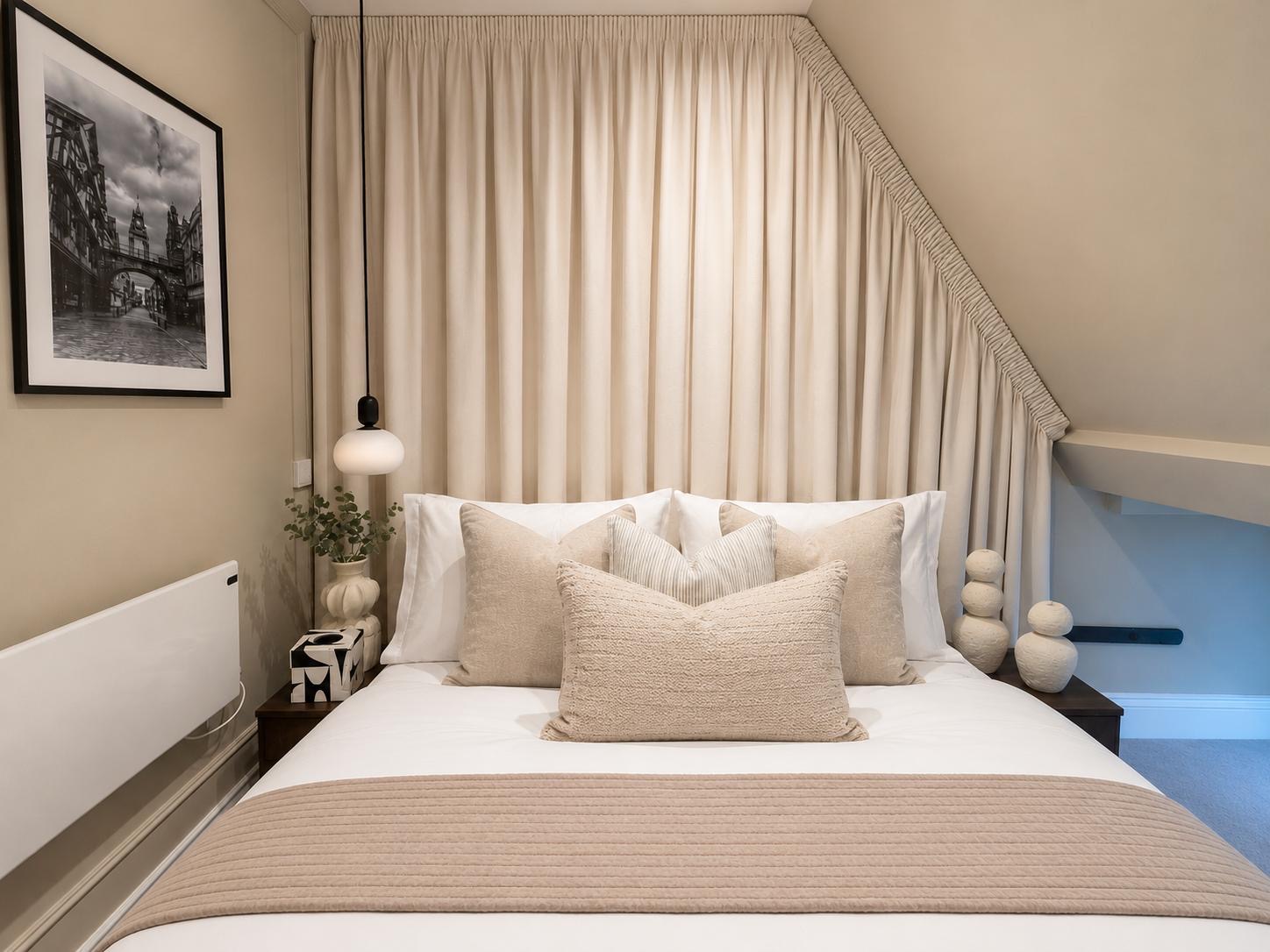 Bedroom at The Olive Press, Chester